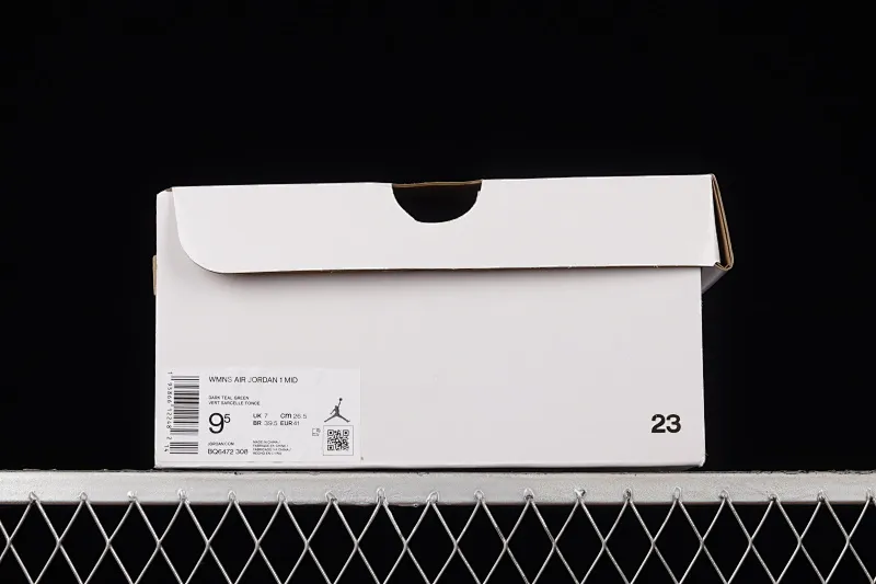 All categories Air Jordan Jordan series basketball shoes Air Jordan 1 Mid G version pure original Air Jordan AJ1 Mid "Blue Mint" AJ1 Joe 1 blue orange mid-top basketball shoes BQ6472-308